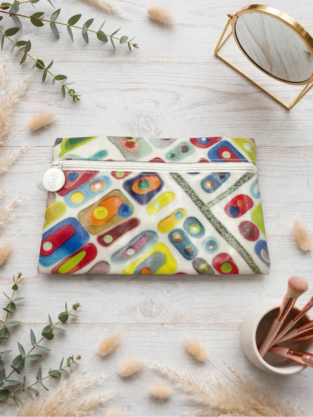💥 4/$20 🆕 Ipsy Multicolour Cosmetic Bag